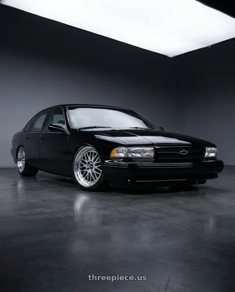 1996 Chevrolet Impala SS with BBS LM 5x114.3 18x9.0+42 Diamond Silver wheels