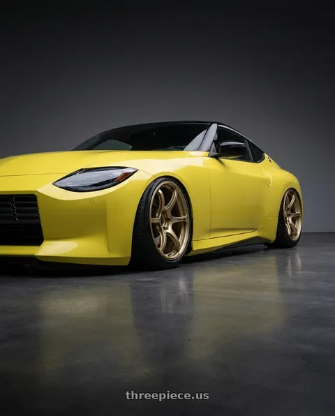 2024 Nissan Z with Advan RGIII 5x114.3 19x9.0+35 Gold wheels