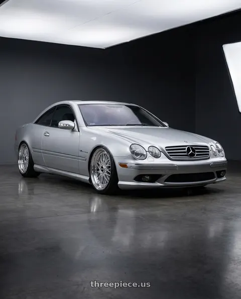 2005 Mercedes-Benz CL65 AMG with BBS Super 5x112 19x10 +40 Diamond Silver wheels