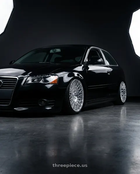 2012 Audi A3 with Avant Garde Wheels M540 5X112 18x9 +48 Silver Machined wheels
