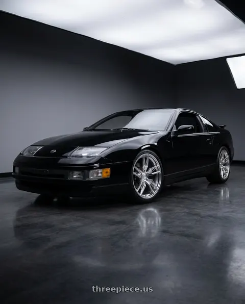 1994 Nissan 300ZX with American Racing Forged VF100 SCALPEL 5X120.65 20X10.5 +65 POLISHED wheels