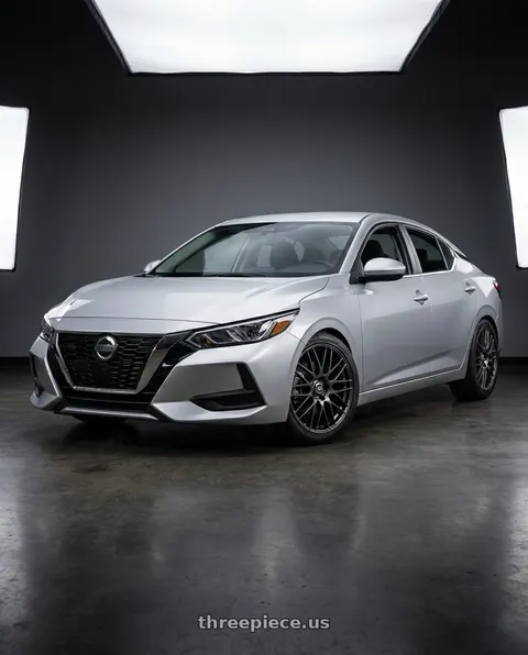 2020 Nissan Sentra SV with Enkei EKM3 5x114.3 17x7+38 Gunmetal wheels