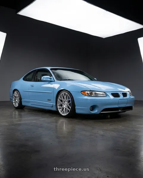 2000 Pontiac Grand Prix GTP with Rotiform 1PC R110 BLQ 5X112 18X8.5 +35 GLOSS SILVER MACHINED wheels