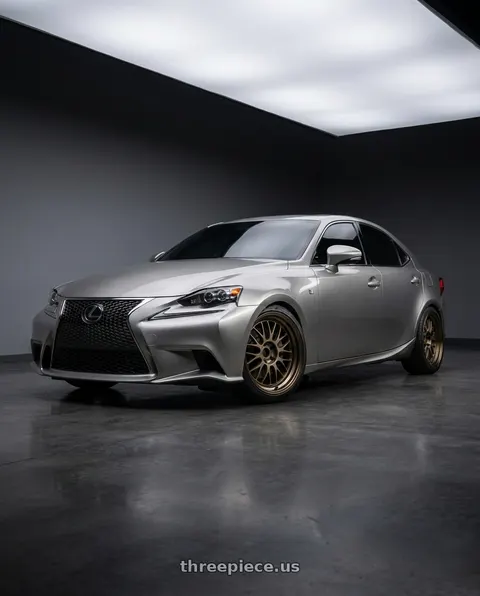 2015 Lexus IS250 with Volk Racing 21A 5x114.3 18X8.5+34  Bronze wheels