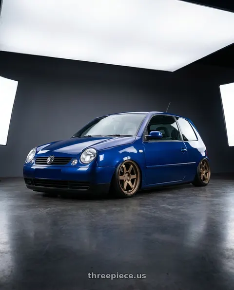 2004 Vw Lupo with 9six9 SIX-1 5x112 19X10 +35 Matte Bronze wheels