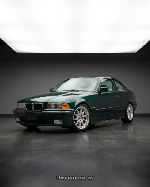 1996 BMW 328is with ESR Wheels APEX SERIES AP8 5x120 18x8.5 +30 Hyper Silver wheels