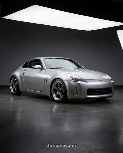 2003 Nissan 350Z Performance with Konig Hyperspec 5x114.3 19x9.5 +35 Anthracite Metallic wheels