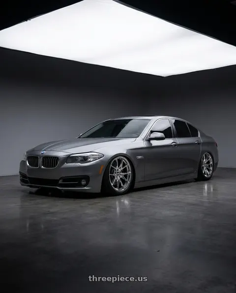 2016 BMW 528i with ESR Wheels RF2 5x120 18x9.5 +35 Chrome wheels