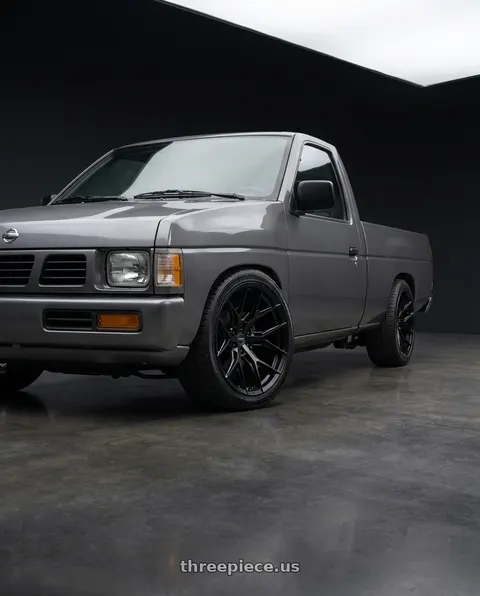 1994 Nissan D21 XE with VOSSEN HF6-4 6X139.7 18x9 +0 SATIN BLACK wheels