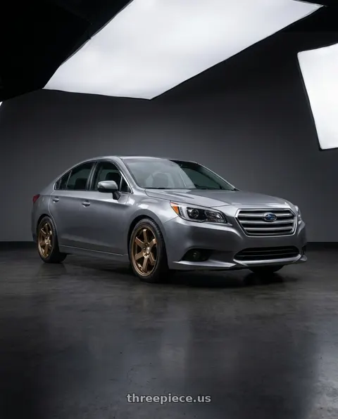 2015 Subaru Legacy with Axe ZX6  5x114 18X8.5+40 BRONZE wheels