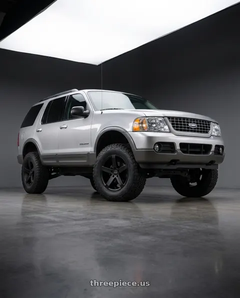 2004 Ford Explorer with Petrol P3B 5X114.3 15X6.5 +38 MATTE BLACK wheels