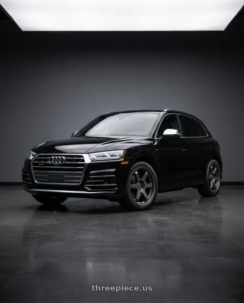 2018 Audi SQ5 with 9six9 SIX-1 5x112 19X8.5 +35 Carbon Gray wheels