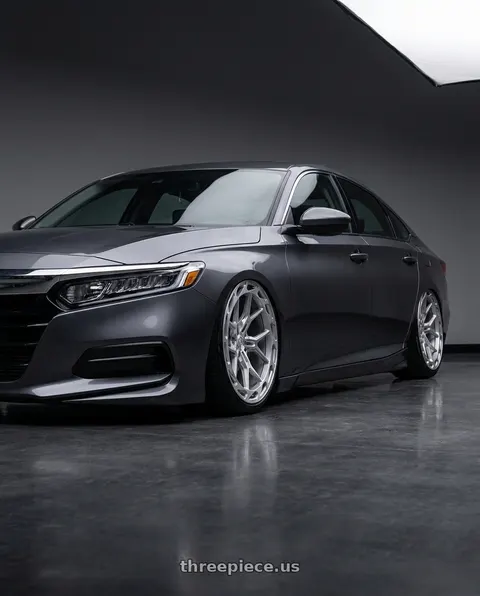 2019 Honda Accord LX with Rohana RFX19 5x114.3 20x9 +22 Machine Silver wheels