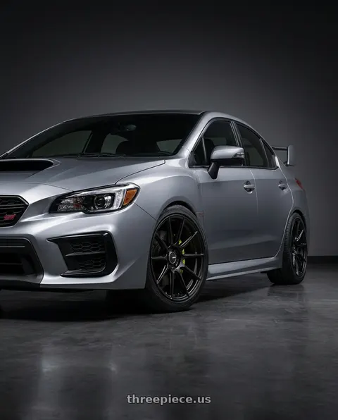 2021 Subaru WRX with Enkei TS10 5x114.3 17x9+35 Black wheels