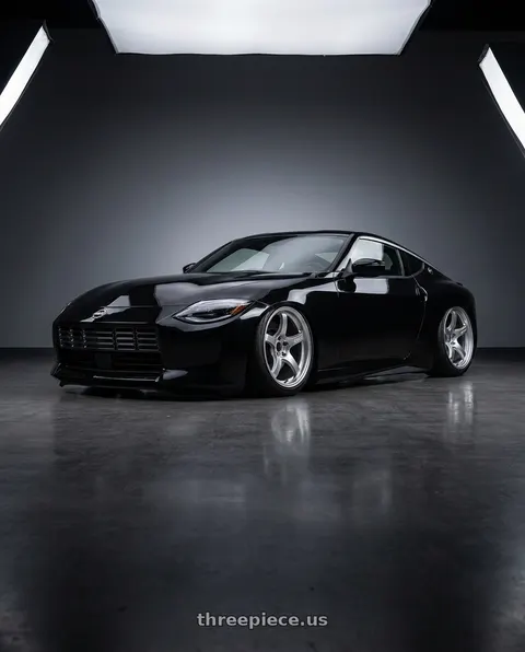 2025 Nissan Z with Gram Lights 57CR 5x114.3 19x9.5 +25 GRACE SILVER wheels