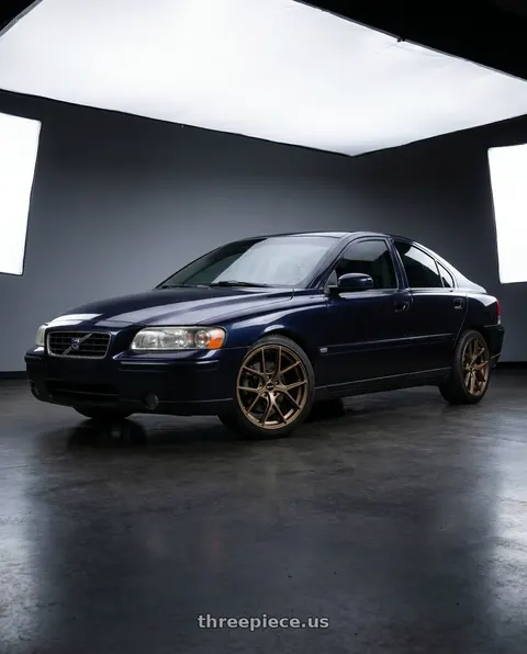 2005 Volvo S60 with Vors TR88 5x108 18x8.5 +35 Bronze wheels