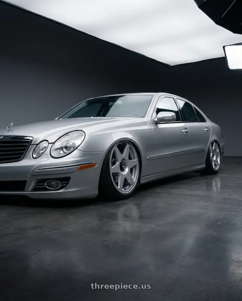 2007 Mercedes-Benz E280 with fifteen52 TARMAC EVO 5x108 / 5x112 18x8.5 +45 SPEED SILVER (GLOSS SILVER) wheels