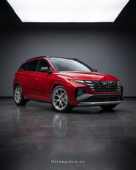 2022 Hyundai Tucson with BBS FI-R 5x130 20x9 +48 Diamond Silver wheels