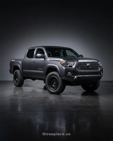 2020 Toyota Tacoma with Method MR305 NV 17x8.5 0mm Offset 5x150 116.5mm CB Matte-Gloss Black Wheel - MR305785581000 wheels