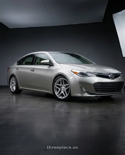 2013 Toyota Avalon with Kansei K15H Astro 5x114.3 18x9.5 35 Hyper Silver wheels