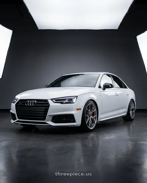 2019 Audi S4 with BBS FI-R 5x120 19x10.5 +35 Silver wheels