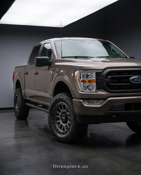 2013 Ford F-150 with Vision Off-Road 111 Nemesis 6x135 20x9+18 Gunmetal wheels