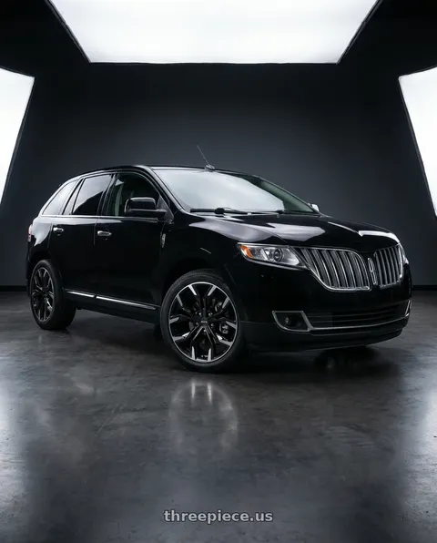 2011 Lincoln MKX with RTX Venom 5x114.3 20x8 +42 Gloss Black Machined wheels