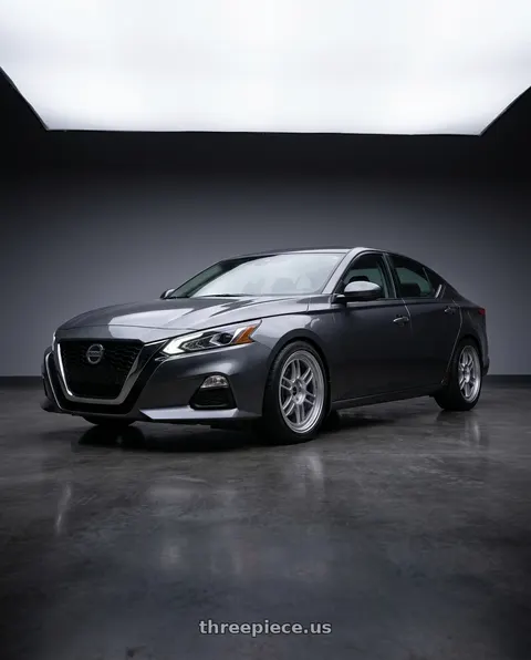 2021 Nissan Altima SV with Enkei RPF1 5x114.3 18x8.5+40 Silver wheels