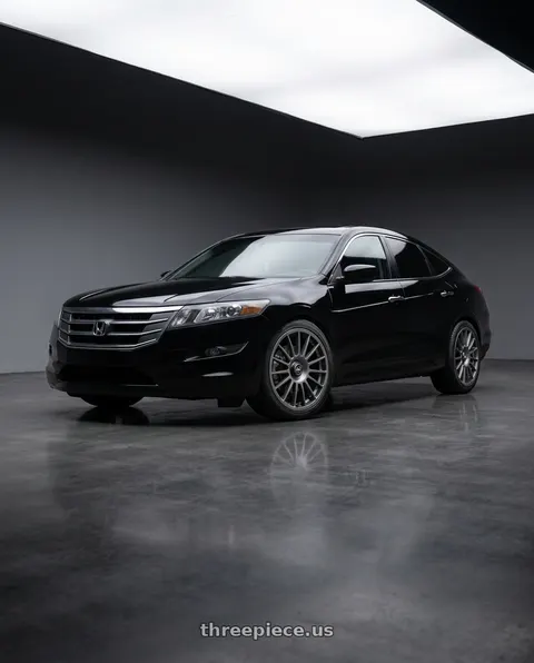 2010 Honda Accord Crosstour with fifteen52 PODIUM 5x114.3 / 5x100 18x8.5 +35 FROSTED GRAPHITE (SATIN GREY) wheels