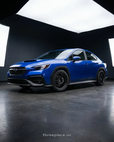 2025 Subaru WRX with Enkei RPF1 5x114.3 18x9.5+38 Matte Black wheels