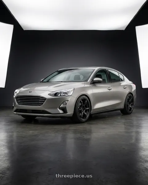 2018 Ford Focus with Advan RGIII 4x100 18x7.0+42 Gloss Black wheels