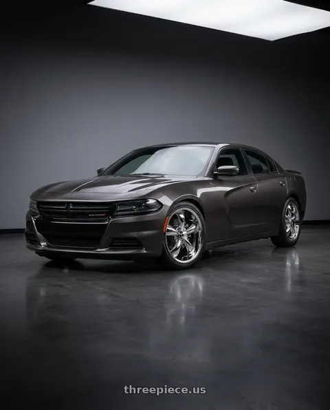 2021 Dodge Charger SXT with Vision American-Muscle 142 Legend 5x115 18x8.5+20 Chrome wheels