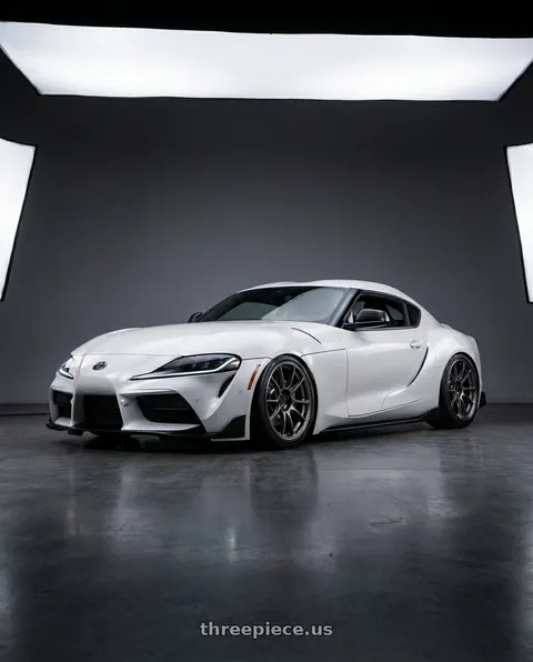 2023 Toyota GR Supra with WedsSport TC105X Forged 5x112 18x9.5+35 Face 2 / EJ-TI wheels