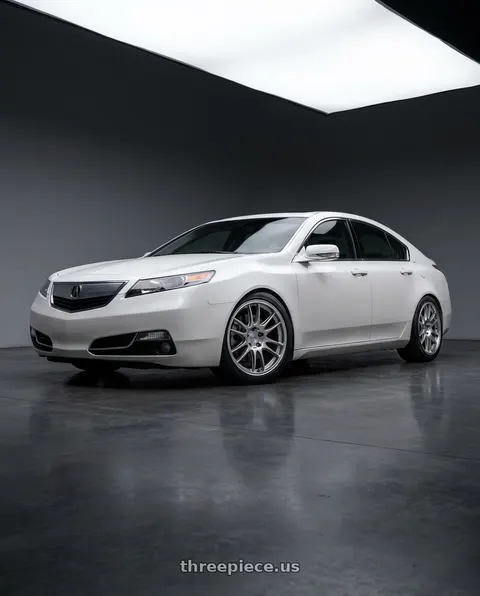 2013 Acura TL SH-AWD with Enkei GTC02 5x120 18x8.5+35 Hyper Silver wheels