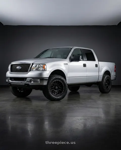 2005 Ford F-150 with Vision Off-Road 111 Nemesis 6x135 20x9+18 Matte Black wheels