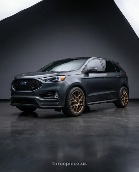 2022 Ford Edge ST with BBS XR 5x108 20x8.5+40 Matte Bronze wheels