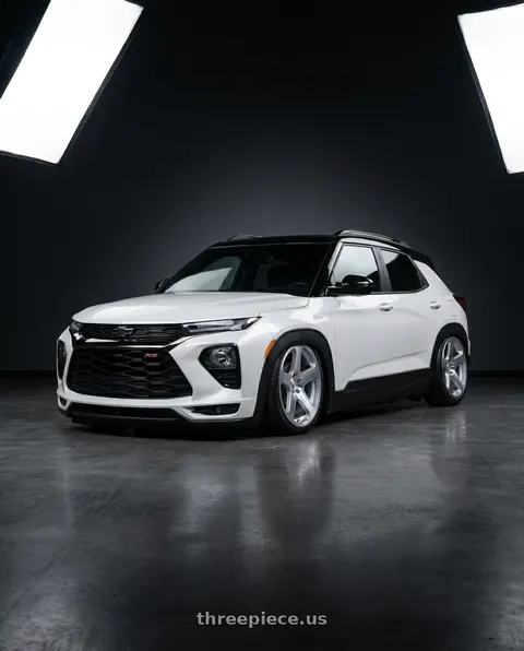 2021 Chevrolet Trailblazer RS with Rotiform RC200 NUE 5X120 20x10 +40 GLOSS SILVER W/ MACHINED FACE wheels