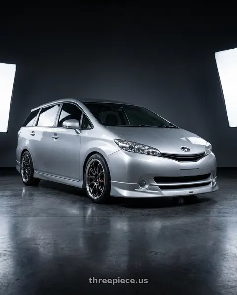 2013 TOYOTA ZGE22 with Work Emotion Zr10 5x100 18x7.5 +47 Glim Black Diamond Rim cut wheels