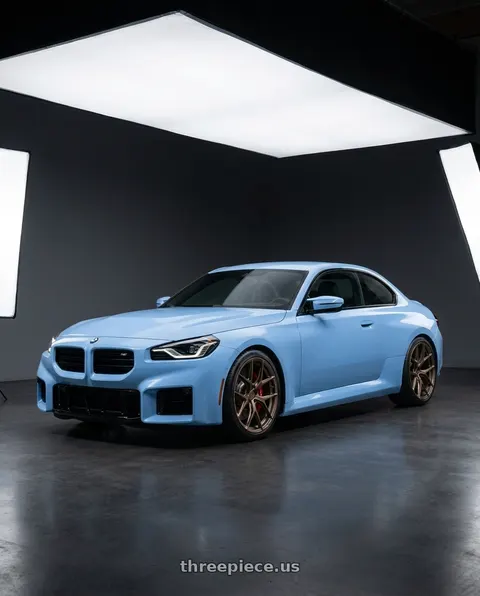 2026 BMW M2 with VOSSEN HF6-4 6X135 22x9.5 +20 TERRA BRONZE wheels