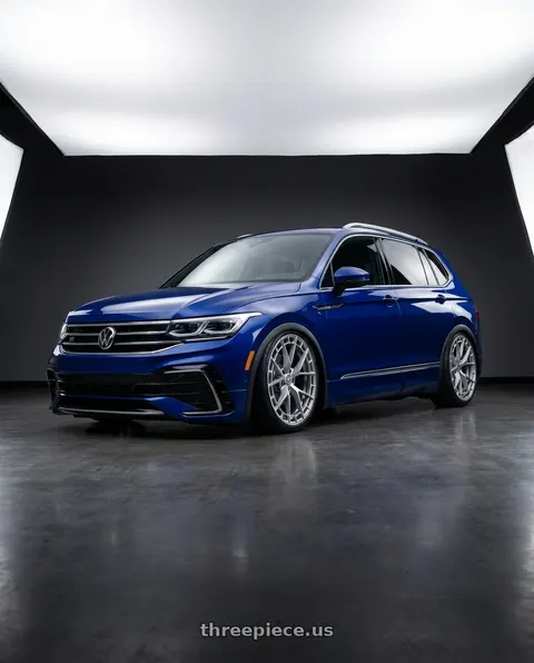 2023 Volkswagen Tiguan with TIS Motorsports 504S 5X112 20x8.5 +35 Gloss Silver wheels