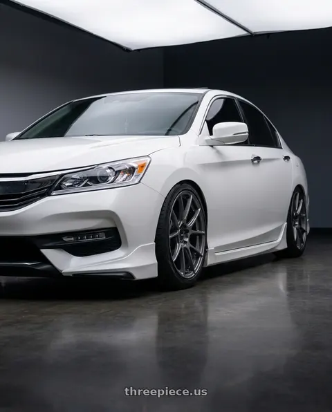 2016 Honda Accord with Enkei TS-V 5x114.3 18x9.5+38 Storm Grey wheels