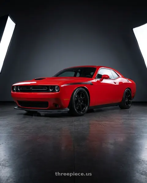 2021 Dodge Challenger GT with Vors TR37 5x115 19x9.5 +22 Gloss Black wheels