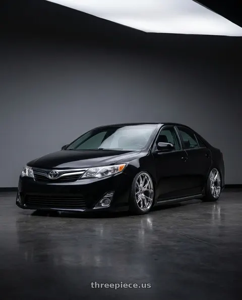 2014 Toyota Camry XLE with ESR Wheels RF2 5x114.3 18x9.5 +35 Vacuum Chrome wheels