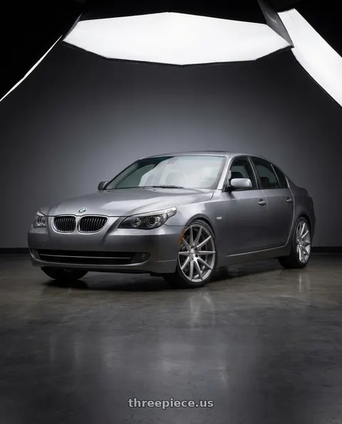 2009 BMW 535i with TSW CLYPSE 5X120 20X8.5 +20 TITANIUM W/ MATTE BRUSHED FACE wheels