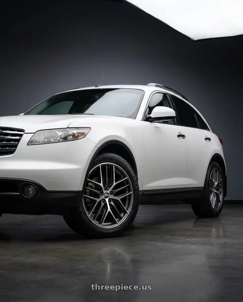 2004 INFINITI FX35 with BBS CC-R 5x114.3 19x8.5+30 Graphite w/ Diamond Cut Face wheels