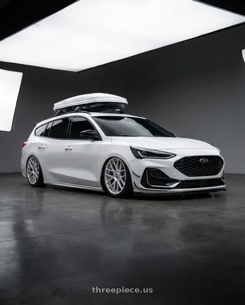 2023 ford focus wagon with Rotiform 1PC R140 RSE 5X108/5X114.3 19X8.5 +45 GLOSS SILVER wheels