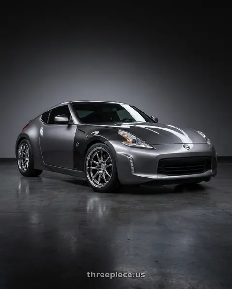 2010 Nissan 370Z Touring with Aodhan DS02 5x114.3 19x9.5+15 Vacuum Chrome wheels
