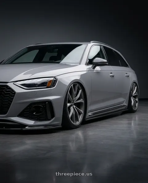 2021 Audi RS5 with BBS CC-R 5x112 19x8.5+40 Graphite w/ Diamond Cut Face wheels