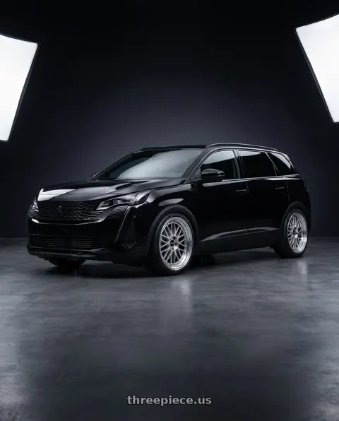 2026 Peugeot 5008 Hybrid GT with BBS LM 5x114.3 20x10.0+38 Diamond Silver wheels