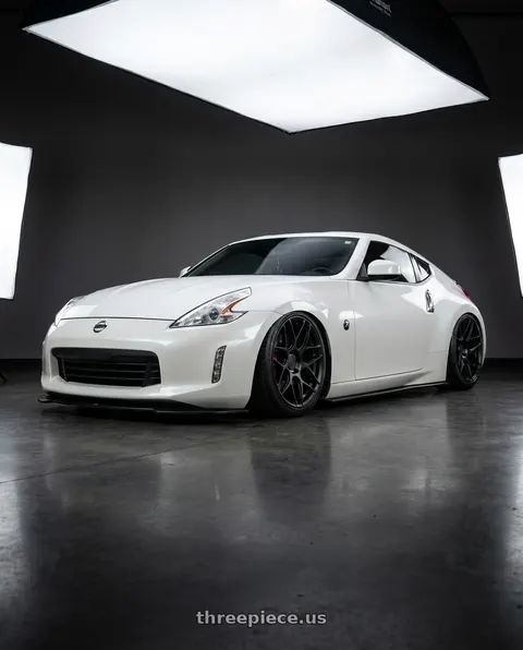 2019 Nissan 370Z with Aodhan AFF2 5x114.3 19x9.5+35 Matte Black wheels